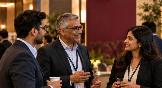 Fellows in conversation